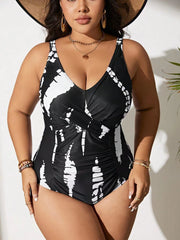 Women Plus Size Swimsuits One Piece Tummy Control Bathing Suits