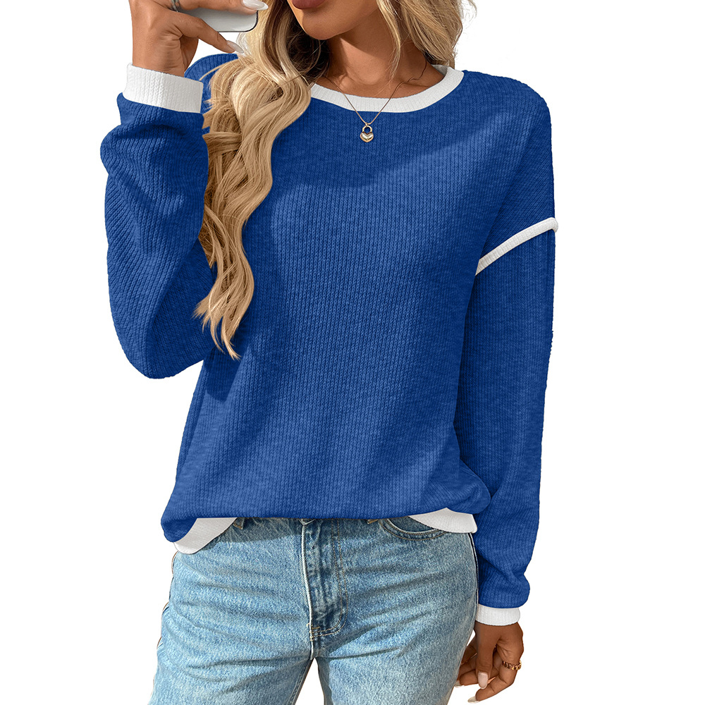 Women's Casual Oversized Off Shoulder Sweater - Image 5
