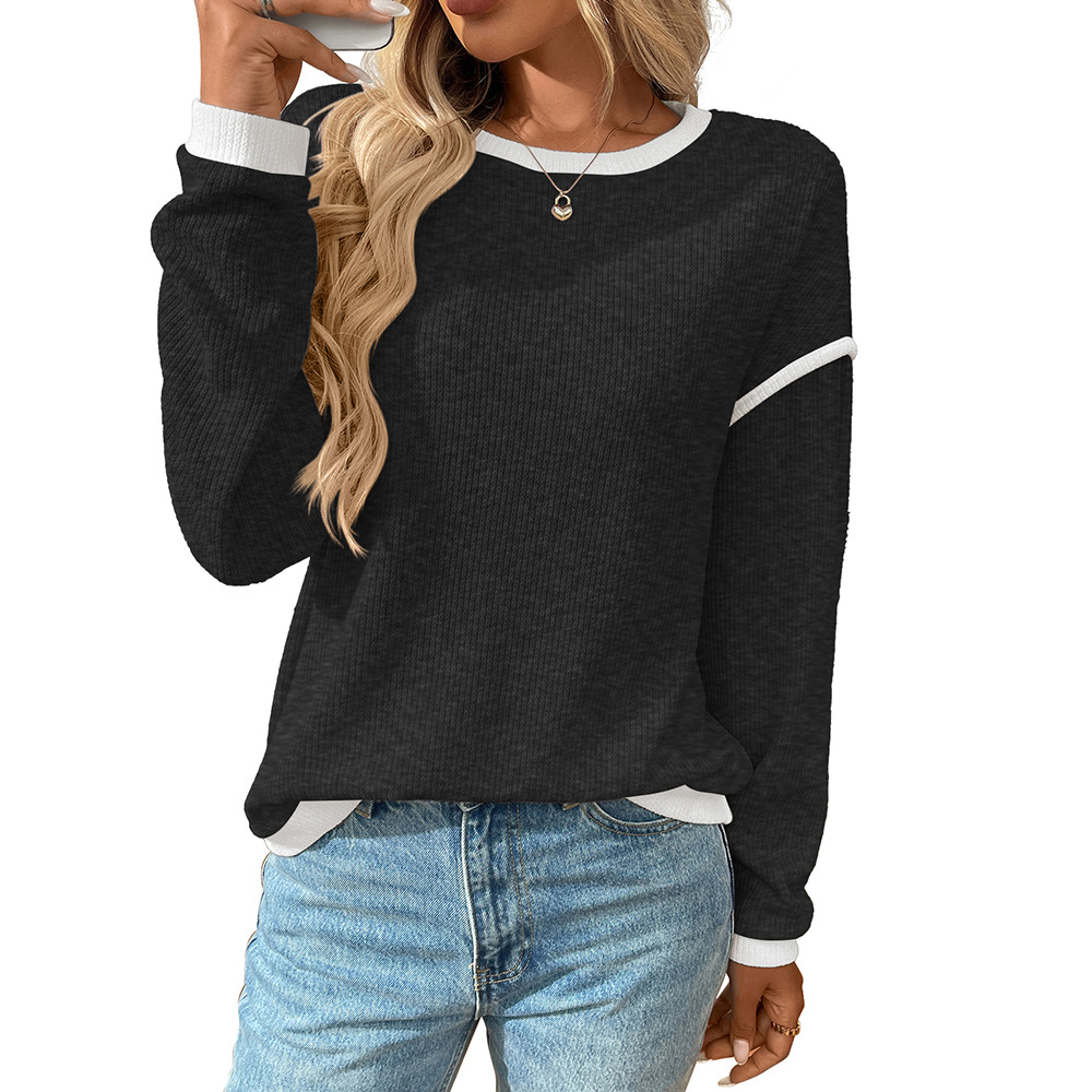 Women's Casual Oversized Off Shoulder Sweater - Image 10
